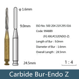 Carbide Bur - Endo Z, 994886, 994887, 994888, 994889 - numedical