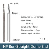 Carbide Bur HP - Straight Dome End, 994905-994912 - numedical