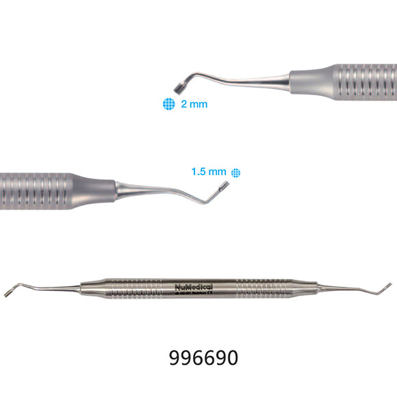 Amalgam Instruments, Double-Ended, Hollow Handle, 10 types, 996690-996699, 996841 - numedical