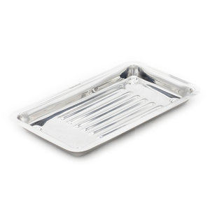 Instrument Scaler Tray, Grooved Base, 206mm L x 117mm W x 18mm H, 996821 - numedical