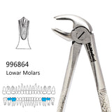 Extraction Forceps Pedo, 996598, 996599, 996600, 996601, 996602, 996603, 996604, 996864 - numedical