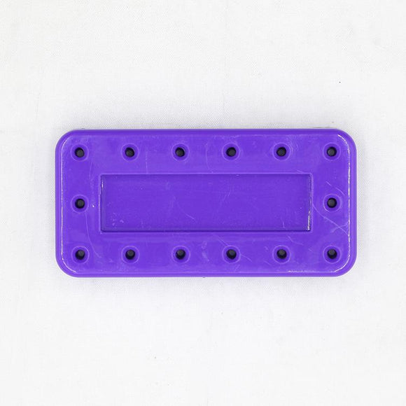 14 Hole Bur Block - Magnetic & Autoclavable, 997518 - Purple - numedical