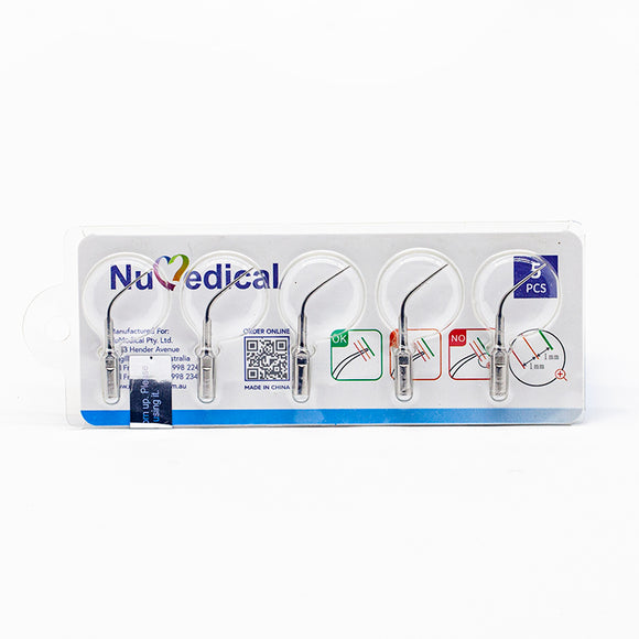 NuMedical Scaler Tips PD3, 5pcs/pack, $11.59 per piece, PERIODONTAL, Compatible with Satelec and DTE, 995824 - numedical