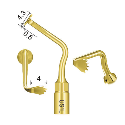 Titanium Coating Surgery Tip - US1L (Woodpecker, Mectron type), BONE SURGERY, 995769 - numedical