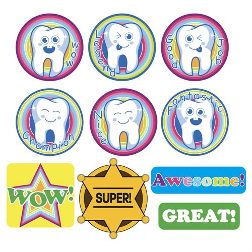 Stickers for Children, 10 pcs x 10 sheets, 993263 - numedical