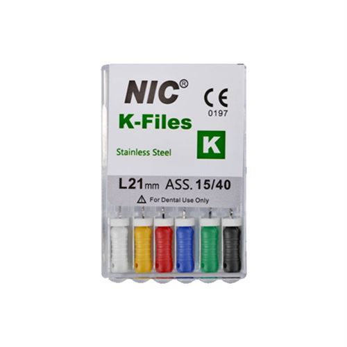 K Files, Stainless Steel, 993584-993617 - numedical
