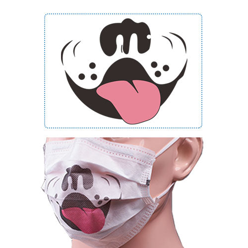 Level 2 Medical Mask Printing Doggy, 50pcs/Box, $6.50/box, 992271 - numedical