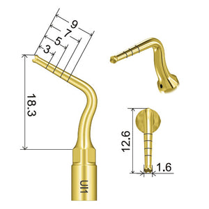 Titanium Coating Surgery Tip - UI1 (Woodpecker, Mectron type), IMPLANTS, 995781 - numedical